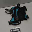 Demigreat Service Dog Harness, Reflective Dog Vest Harness with 5 PCS Patches, Adjustable Soft Oxford Pet Harness, Inner Layer Mesh, Easy to Control for Dogs (Small (Pack of 1), Turquoise)