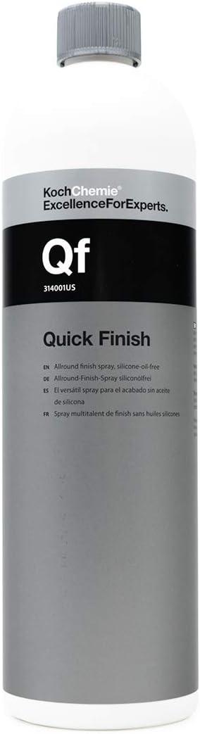 KOCHCHEMIE Quick Finish Allround Finish Spray - Silicone-Oil-Free; Cleans, Cares, & Seals Smooth and Painted Surfaces; Safe on Existing Polishes and Waxes; Great for Showroom Exhibitions (1 Liter)