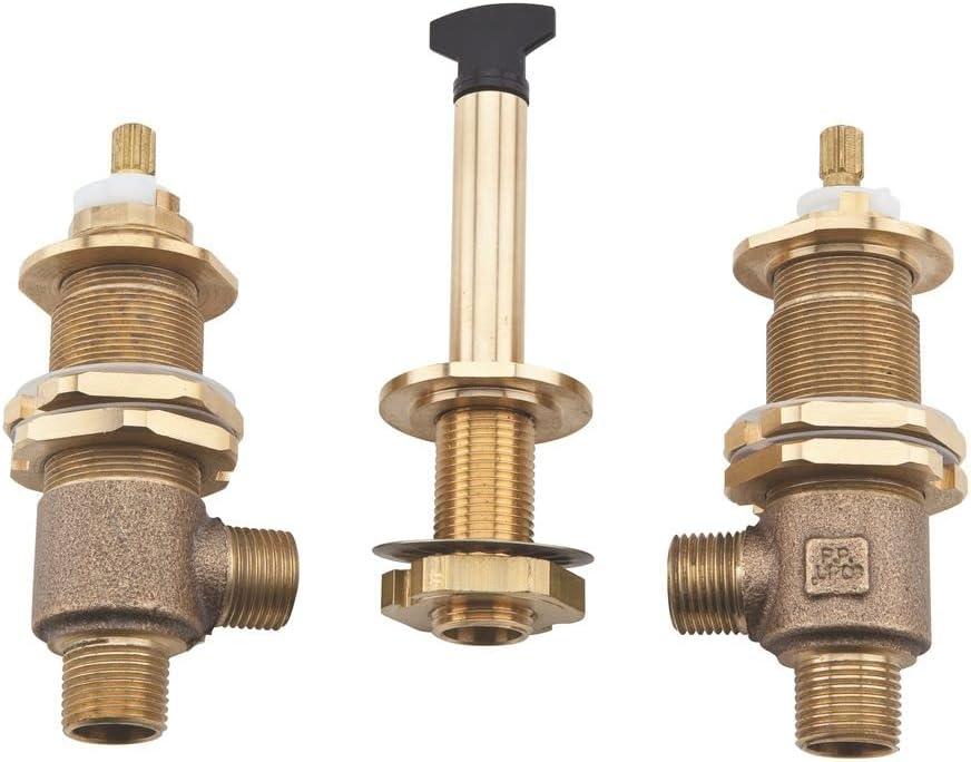 Pfister 0X6150R Roman Tub Rough-In Valve, 5, Unfinished, 0.5