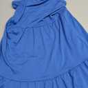 Xaatren Girl's Summer Sleeveless Knit Dresses, Sapphire Blue, 11-12 Years
