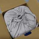 Bedsure 100% Wool Blanket for Women Gift - GentleSoft and Cozy, Lightweight Warm Christmas Blanket for Winter, Luxury Herringbone Throw for Couch, Grey, 50x60 Inches