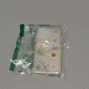 for iPhone 16 Pro Clear Case with Pressed Real Flowers Design,Glitter Cute White Floral Pattern Slim Soft TPU Protective Women Girl's Phone Cover for iPhone 16 Pro