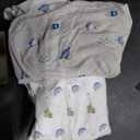 2-Pack Mini Crib Sheets Fitted - 38x26 Pack N Play Sheets for Pack and Play Mattress, Organic Cotton, Soft & Breathable Playard Bedding, Neutral Mini Toddler Bed Cover for Boys, Girls (Cosmo)