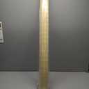 CALYX INTERIORS Cordless Bamboo Roman Shade Blind, Light Filtering, 46.5" W x 48" H, Ceylon Natural, Neutral and Yellow Wood Tones. Limited Privacy