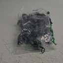 Mini Lantern with Flickering LED Candles Set of 10, Hewory Black Vintage Decorative Hanging Candle Lanterns for Halloween, Christmas, Wedding Decorations, Party, Table Centerpiece, Battery Included