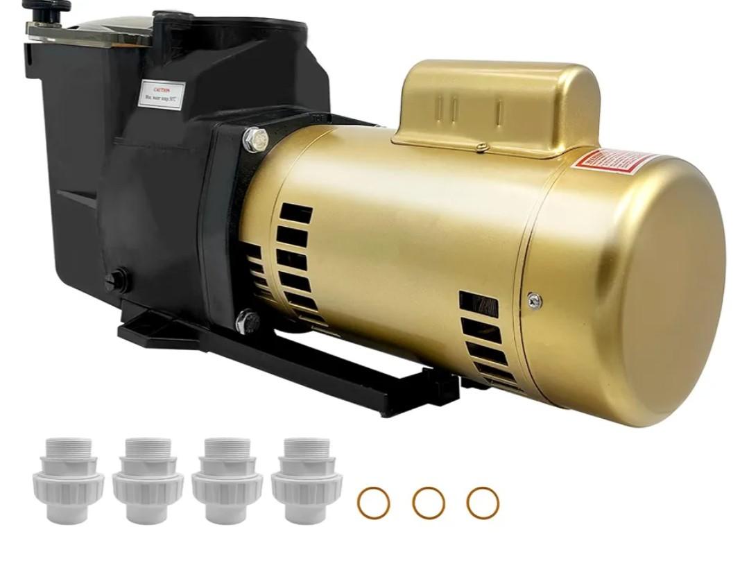 W3SP2615X20 2HP Inground Super Pool Pump Fits for Hayward SP2615X20 Pump
Swimming Pool and Spa Single Speed Pump 115/230V (2" Inlet & Outlet)