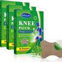 MYMULIKE Knee Patches, 90 Count Warming Herbal Plaster Patches, Long Lasting & Fast Acting Patches for Knee, Shoulder, Back, Neck, Waist