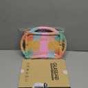 TopEsct Kids Case for iPad 6th/5th Generation, Silicon Shockproof Case for New iPad 2017/2018 9.7 inch with Tempered Glass Screen Protector and Strap, Cover for iPad Air & Air 2 (Purple and Turquoise)