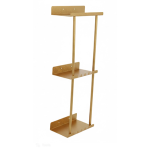 ABOOFAN Wall Mounted Towel Rack No-Drill Installation for Bathroom Detachable Organizer Shelf with High Load Capacity Modern Design for Efficient Wall Storage Color Gold