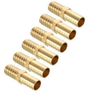 Kozelo Pack of 5 Brass Hose Barb Fittings 5/8" Hose Barb to 5/8" Fittings