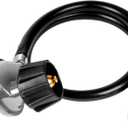 Universal Propane Hose with Regulator Gas Grill Regulator and Hose Replacement Parts for Weber Gas Grill, Blackstone Griddles Grill, Nexgrill, Fire Pit Table, Most LP Gas Grills (2ft) (2Feet)