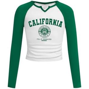 SOLY HUX Girl's Long Sleeve T Shirts Cute Graphic Tees Casual Teen Tops Preppy Back to School Clothes Size 11Years