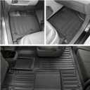 Floor Mat 3 Rows Fit for Toyota Sienna 2013-2020 Cargo Trunk Liners All Weather Black TPE Car Mats Compatible for Sienna 2013 2014 2015 2016-2020 Accessories（7 Passenger Model）