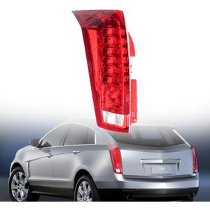 Tail Light Assembly Compatible with Cadillac SRX 2010-2016 Red Lens Rear Brake Tail Lamp (Driver Left Side)
