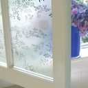 Artscape Elderberry | Decorative Privacy Window Film with Textured Glass Pattern | Non-Adhesive & UV Protection | Easy to Apply & Removable | 36 x 72 Inches | Made in USA