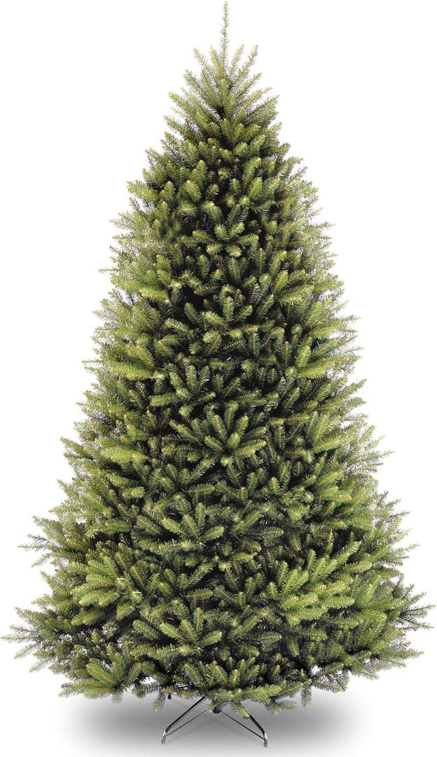 National Tree Company 9 ft Unlit Dunhill Fir Full Artificial Christmas Tree, 4,026 Tips, Includes Stand, Green