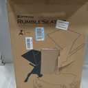 UPPAbaby RumbleSeat V3 Second Lower Seat - Compatible with Vista V2 and Vista V3 - All-Weather Seat + Magnetic Buckle Adapters Included - Greyson (Charcoal Mlange/Carbon Frame/Saddle Leather)