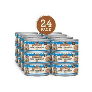 Merrick Purrfect Bistro, Grain Free Premium Surfin & Turfin, Wet Cat Food Pate, 5.5oz Cans, 24 Pack