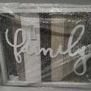 Stratton Home Decor Rustic Family Wood Wall Decor | Handcrafted Family Wall Decor for Living Rooms or Any Room | Easy to Hang Family Sign Wall Decor with Distressed White Finish | 20x1x16