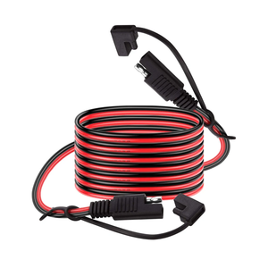 iGreely SAE Extension Cable 16 Gauge 30Ft 9M SAE to SAE Extension Cable Quick Disconnect Wire Harness 16AWG SAE Connector SAE Plug for Automotive RV Motorcycle Solar Panel Cars Tractor 9M