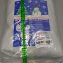 Snow Blanket for Christmas Decorations - 94 x 31 Inch Large Artificial Snow Blanket for Christmas Village Displays, White Winter Décor - Thick Fluffy Faux Snow Backdrop Xmas Party Christmas Tree Base