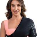 TheraICE Shoulder Ice Pack Wrap PRO Compression Sleeve for Rotator Cuff Relief & Frozen Injury Arm Pain Cold Therapy Recovery Brace After Surgery | FocusZone Technology Reusable Support | Men & Women