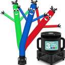 SereneLife Inflatable Air Dancer for Events - 6FT Wacky Waving Tube Guy Set with High-Speed Fan, Outdoor Inflatable Tube Man for Grand Opening Decorations and Display