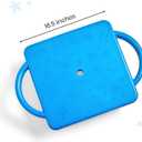 hand2mind Blue Indoor Scooter Board with Handles, Sit Down Floor Scooter, Gym Activities for Kids, Indoor Sport Recess Games, Physical Education Equipment, Gross Motor Toys