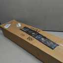 LazBlinds No Drill Blackout Roller Shades, 23" W x 72" H, Black