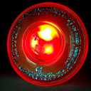 3 in 1 LED Flying Disc+Spinning Tops+Fingertip Juggling-Multifunctional Flying disc for Kids & Adults All Ages-for Outdoors & Families Party Camping(Orange)