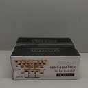 Square Spice Jars with Bamboo Wooden Lid (Pack of 24) Spice Jars with Shaker Insert and 240 Labels - Bamboo Lid Glass Container for Spice Organisation [4.3 in  1.8 in]