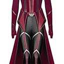 Female Wanda Maximoff Cosplay Costume Scarlet Witch Headwear Cloak and Pants Full Set Outfit medium