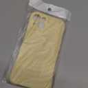 GUNPRIO Case for iPhone 14, Thin Slim Stylish Ripple Pattern Design, iPhone 14 Protective Cover 6.1 inch, Yellow