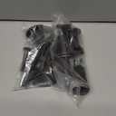 2 x 4PCS Steel Stem Plastic Bed Frame Feet That Replace Your Wheels. Raise Bed 2.25". Keep Bed Stationary Without Damaging Floor