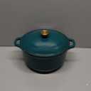Mueller DuraCast 6 Quart Enameled Cast Iron Dutch Oven Pot with Lid, Heavy-Duty, Oven Safe up to 500° F & Across All Cooktops, Wedding Registry Ideas & Gifts, Emerald