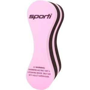 Sporti Kid Pull Buoy Swimming, Accessories for Lap Swimming, Swimmng Trainer for Junior, Swim Lesson Equipments (Pink/Black/Pink)