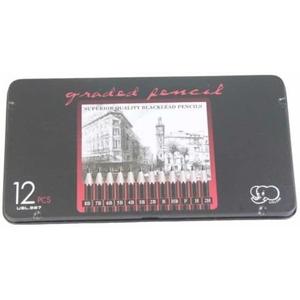 Mutual Trade Set of 12 Ulson Graded Black Lead Pencils from 8B to 2H, Sketching & Draw MQ-008 Mutual Trade Set of 12 Ulson Graded Black Lead Pencils from 8B to 2H, Sketching & Draw MQ-008