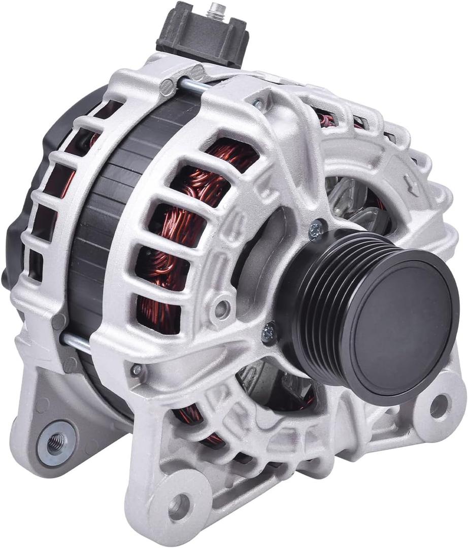 23100-6LB0A Alternator Compatible with Nissan Sentra L4 2.0L 2020 2021 2022 12V 120Amp 6-Groove Clutch Pulley Replaces# 231006LB0A, 21603, F000BL079B