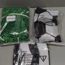 3 Pcs Soccer Arch Backdrop Stand Cover 4ft, 5ft, 6ft Spandex Fitted Sports Theme Birthday Arch Cover Photo Background Props for Birthday Party Decoration