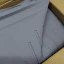 ISSEVE Cat Litter Mat 54" x 27.5" XXL, Extra Large Silicone Mat for Litter Box, 1.38" Raised Edge Urine Proof Litter Trapping Mat Pad for Scatter Control, Soft on Kitty Paws, Protect Floor (Dark Grey)