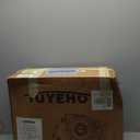 Tuyeho Retractable Garden Hose Reel 100FT, Wall Mount Heavy Duty Water Hose Reels with Automatic Slow Rewind System, Outdoor Hoses Reel with 2 Hose Nozzles for Garden Watering, Car Wash, Pet Shower