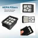 Replacement Brush Roller and HEPA Filters Kit Compatible with Bissell Crosswave HF3 Cordless Wet/Dry Vacuum Cleaner 3649A Model