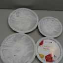 316048413 and 316048414 Stove Burner Drip Pans for Electric Stove Top - Perfectly Fit Frigidaire Kenmore Electric Range -Thickening to Prevent Bending and Rust - Include 2 x 6 in, 2 x 8 in (Chrome)