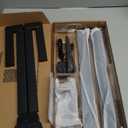 ONEMIX 42" LED Desk Lamp with Clamp, Architect Desk Light with Remote, Adjustable 4-Segment Bar, 1800LM Bright, Eye-Caring Desk Lamp for Home Office, Reading, Study, Dual Monitors, Workbench(Black)