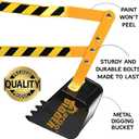 Stargo Sand Digger Kids Excavator Ride on Toy, Beach Toys Outdoor Sandbox Toy Digger for Kids, Solid Steel Rotates 360, Role Play, Sand Toys