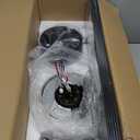 VONLUCE Ceiling Fans with Lights, 52 Inch Ceiling Fans with Lights and Remote, 6-Speeds Noiseless Reversible DC Motor, 3CCT, Modern Ceiling Fan for Farmhouse Bedroom Patio, Black