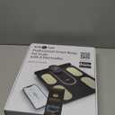 RunStar Smart Scale FSA&HSA Eligible, 8 Electrodes Digital Bathroom Scale for Body Weight and Fat, BMI, Muscle Mass 28 Body Composition Measurement, with Full-Color TFT LCD on Retractable Handle (black)