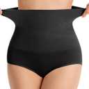 Tummy Control for Women Seamless High Waist Body Shaper (Black)