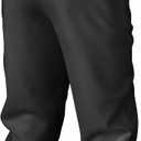 Easton Boy's PRO+ Baseball Pants | Youth Sizes | Full Length | Elastic Bottom | Multiple Colors (Black, XS)