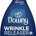 Downy Wrinkle Releaser Spray | All In One Wrinkle Release Spray, Odor Eliminator, Static Remover | Fabric Refresher & Ironing Aid for Clothes | 33.8 Fl Oz, Light Fresh Scent